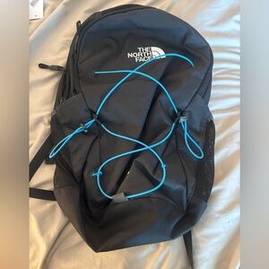 The North Face Black and Blue Backpack